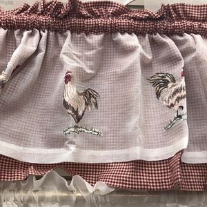 Rooster Kitchen Curtain